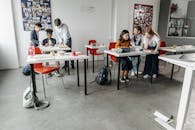 Girls and Boys Inside a Classroom