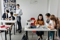 Children Chatting in the Classroom