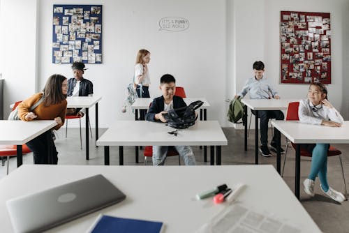 Foto profissional grátis de alunos, balcões, categoria