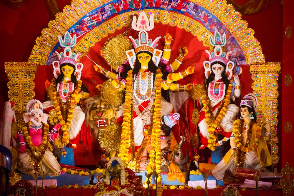 Goddess Durga Photo by Sarath Raj from Pexels