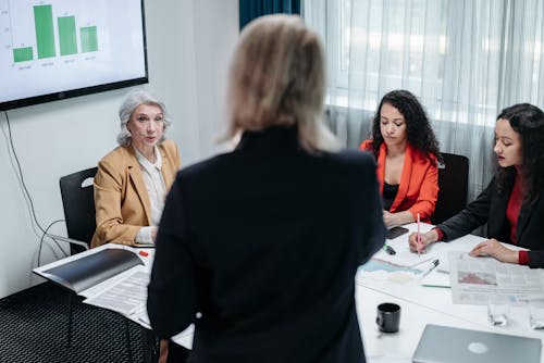 Women Having a Meeting at the Office