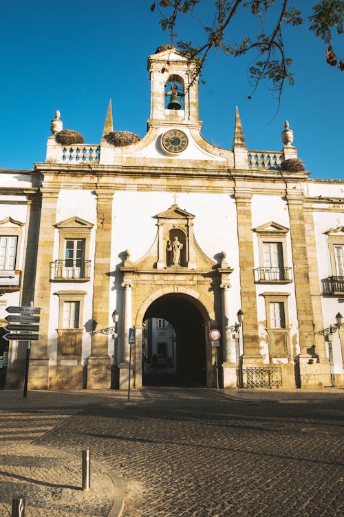Free The Arco da Vila in Faro, Portugal Stock Photo