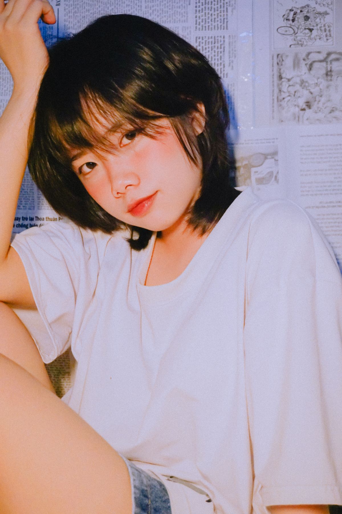 Short Korean wolf cut with textured bangs — short korean wolf cut for women Short Korean wolf cut with textured bangs — short korean wolf cut for women