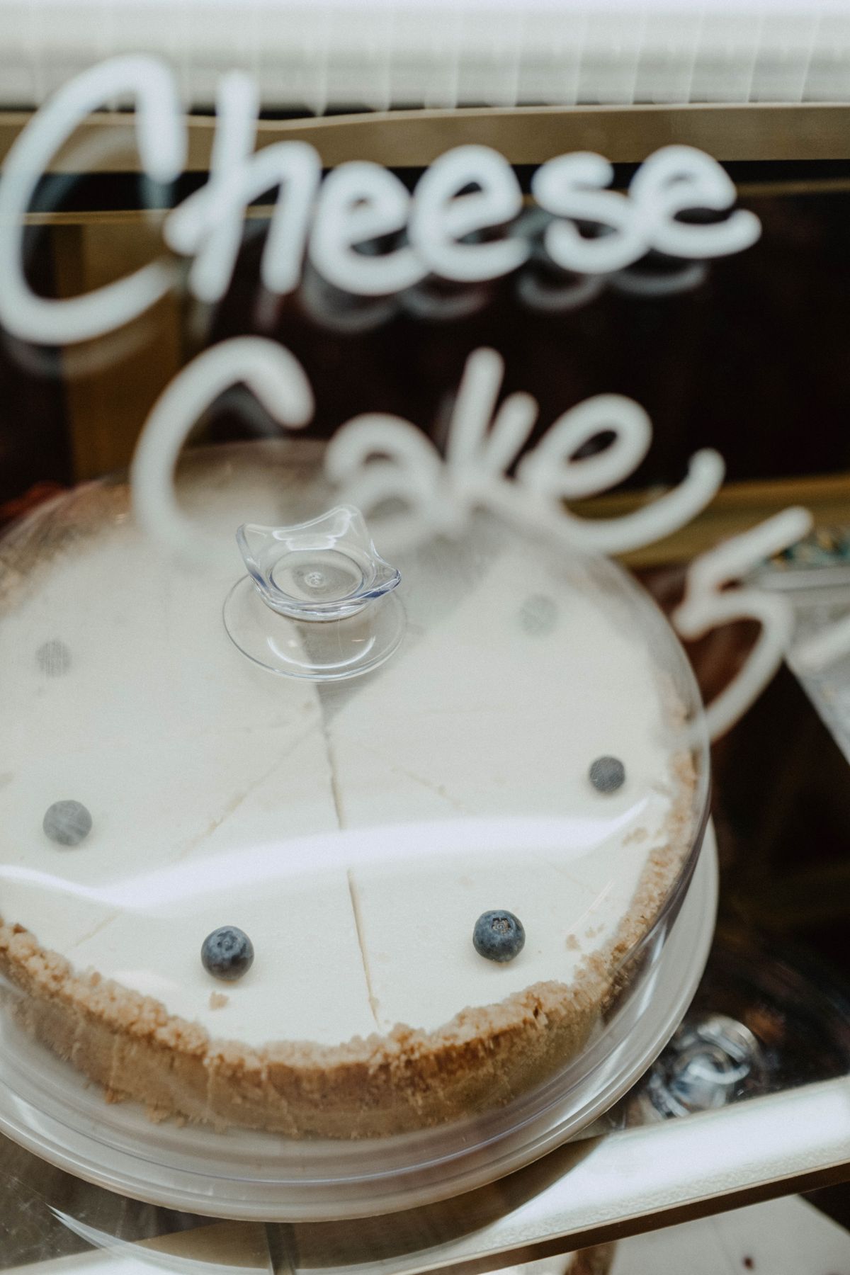 Käsekuchen mit Heidelbeeren