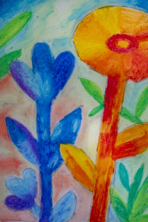Free stock photo of art watercolor painting, flowers Stock Photo