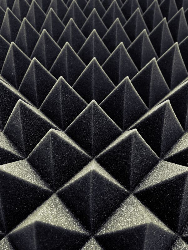 Acoustic foam insulation material for soundproofing