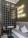 Neon Signs Mounted on Wall