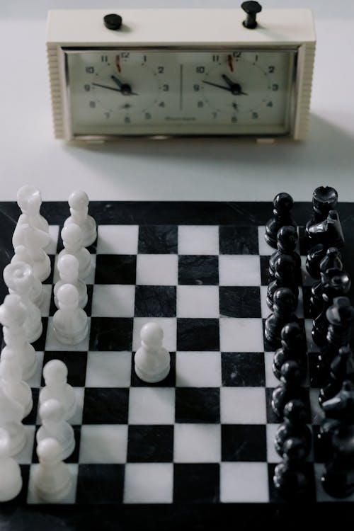 Chess Pieces on a Chessboard