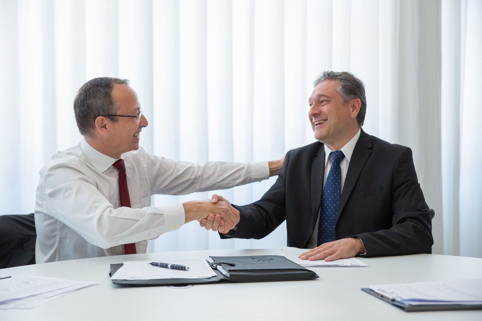 Business handshake