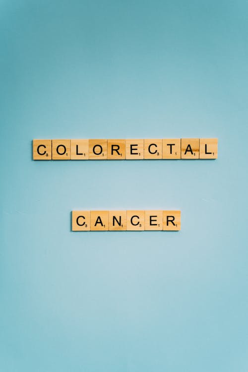 Photos gratuites de 4k, cancer colorectal, carreaux de scrabble