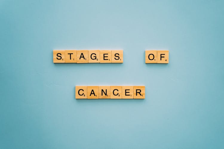 Cancer Awareness Information In Scrabble Tiles