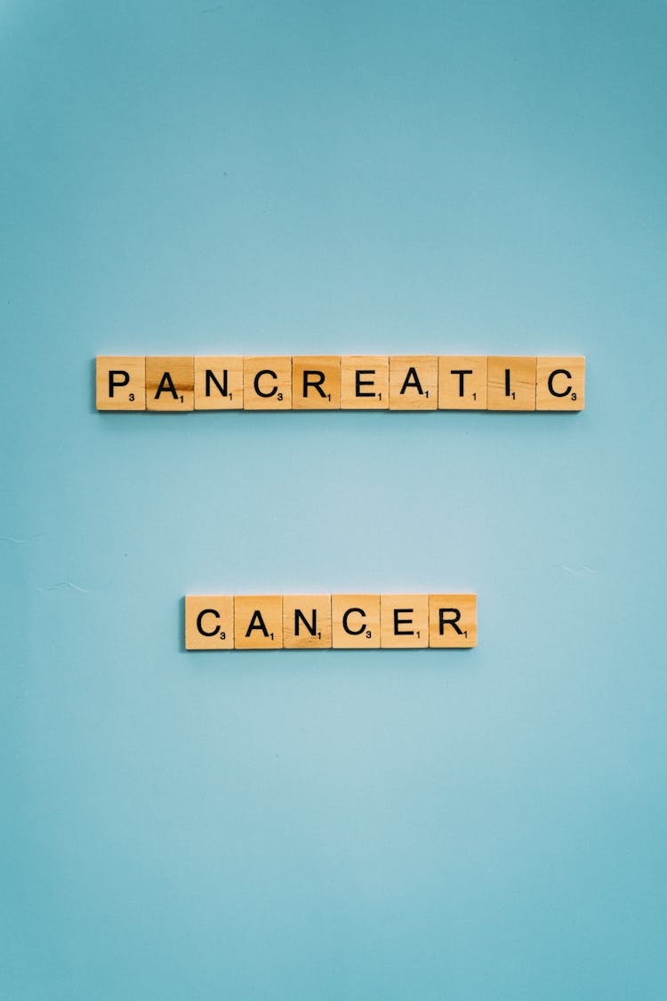 Pancreatic Cancer Spelled With Scrabble Tiles