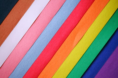 Free Colorful Paper Folds Stock Photo