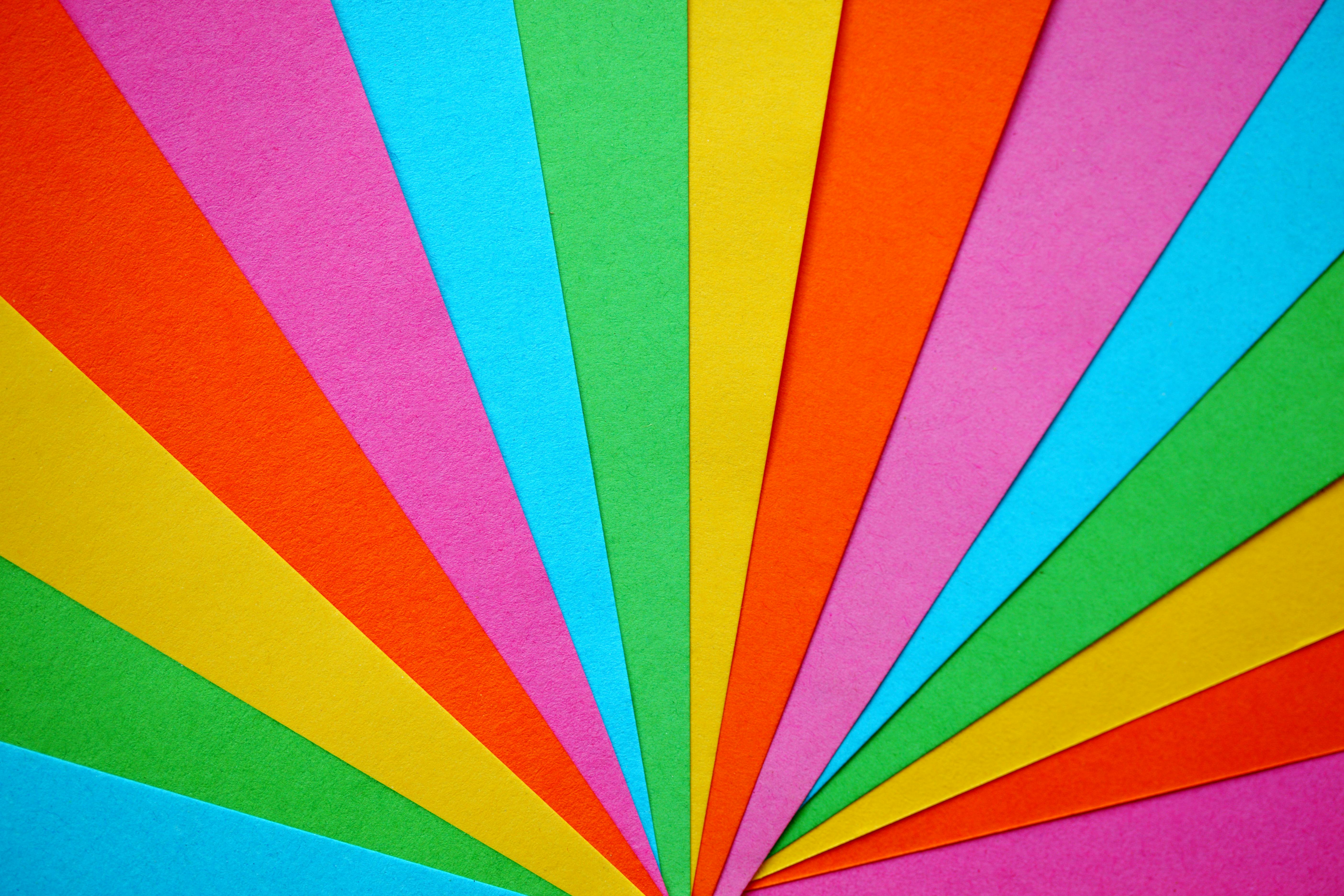 Rainbow Paper Background Photograph by THP Creative - Pixels