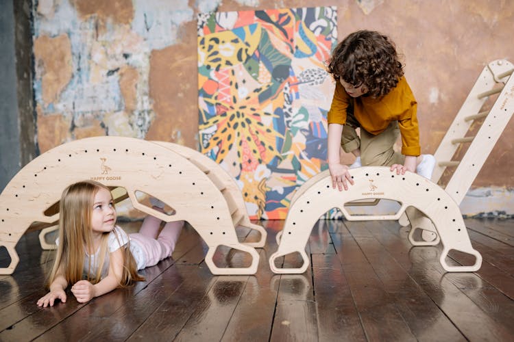 Kids Playing In The Room