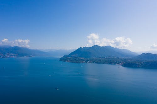 Mountains and a Body of Water