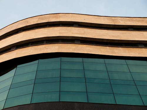 Glass Panels on Modern Building