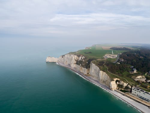 Aerial View of a Beach Shoreline