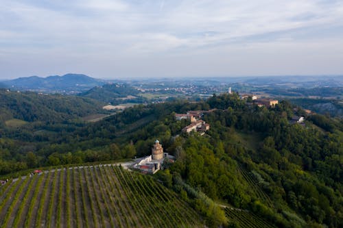 Základová fotografie zdarma na téma domy, letecká fotografie, orná půda