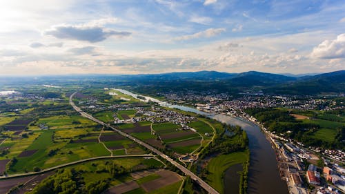 Ingyenes stockfotó Bajorország, drón, Duna témában