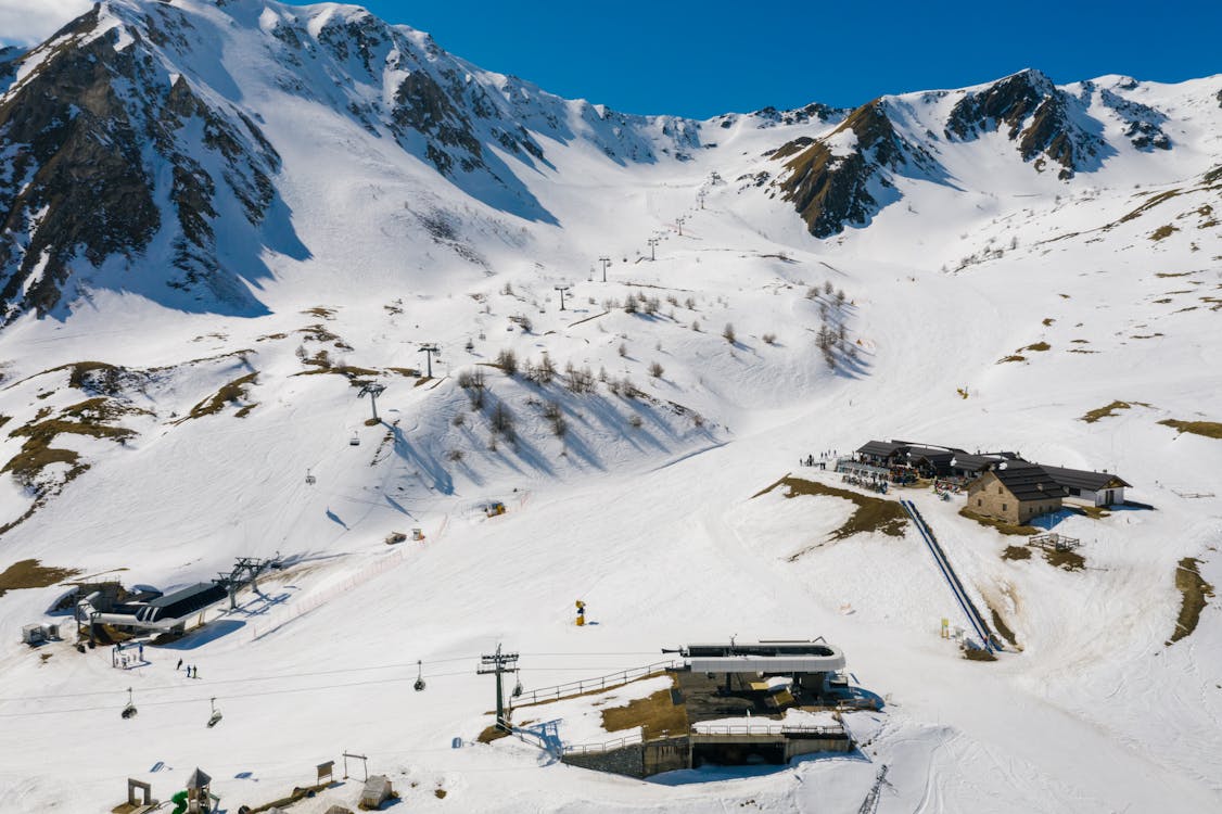 Imagine de stoc gratuită din alpin, fotografie din aer, frig