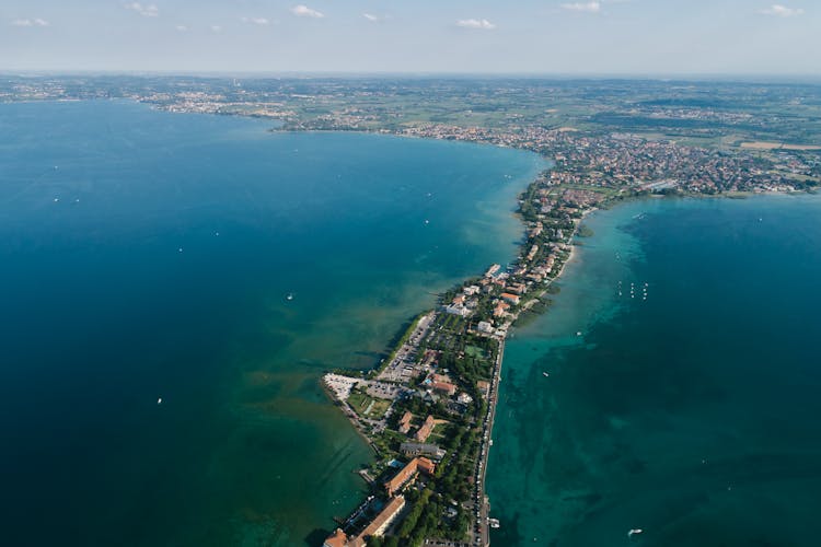 Birds Eye View Of Lake Garda