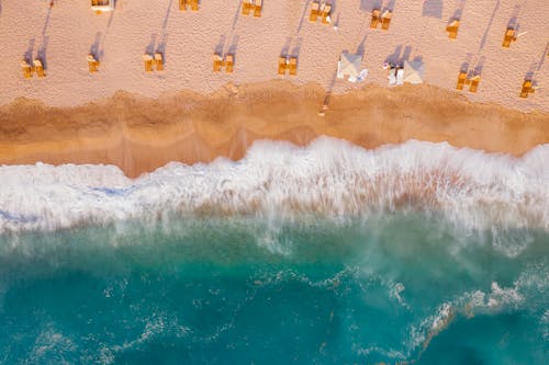 Aerial View of the Beach