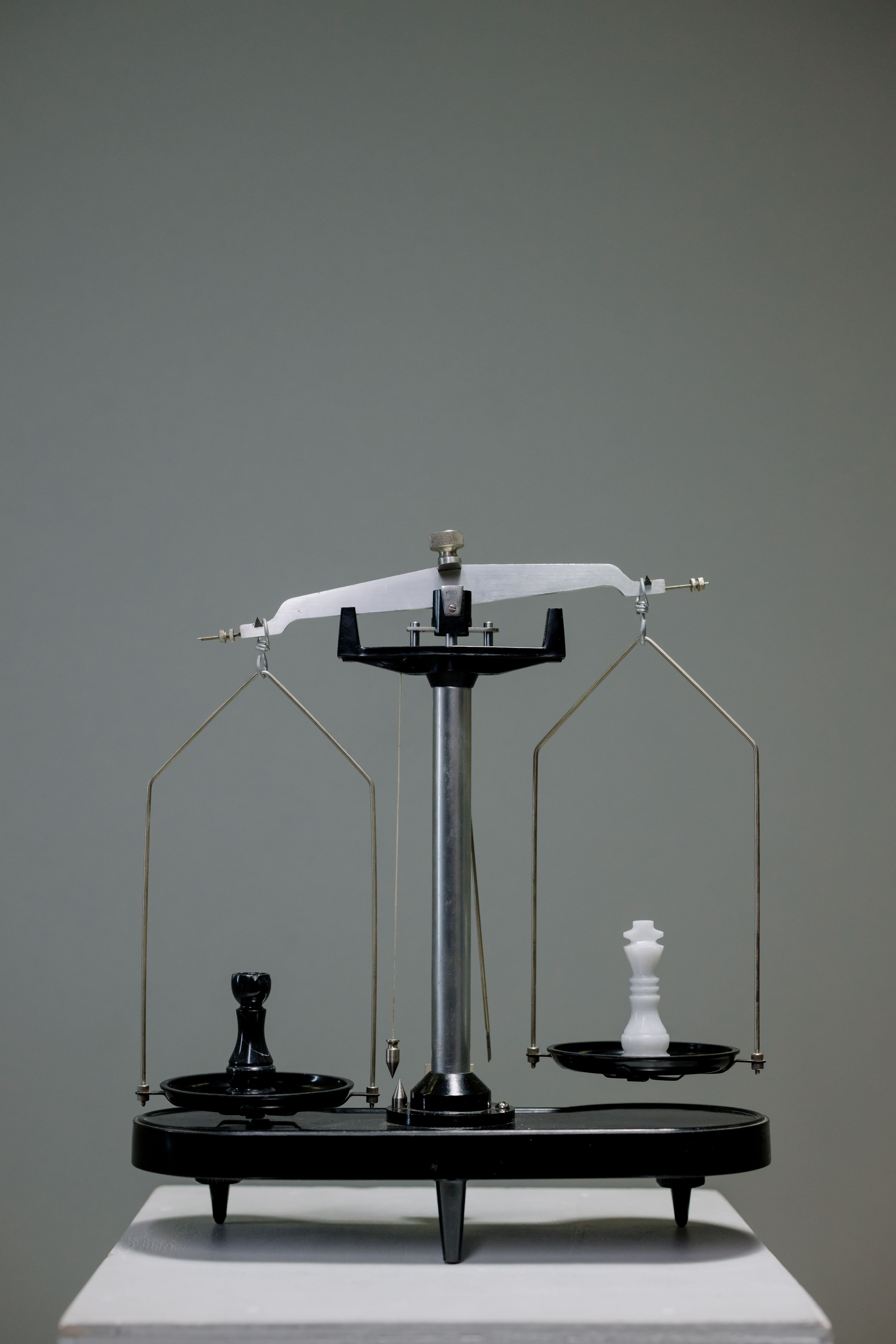 Chess Pieces on a Scale · Free Stock Photo