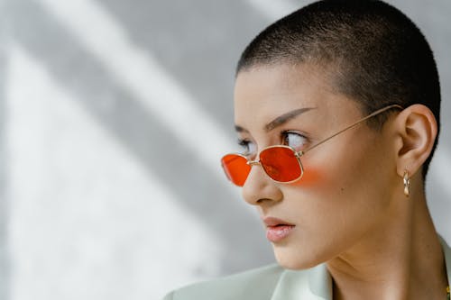 A Woman Wearing Sunglasses