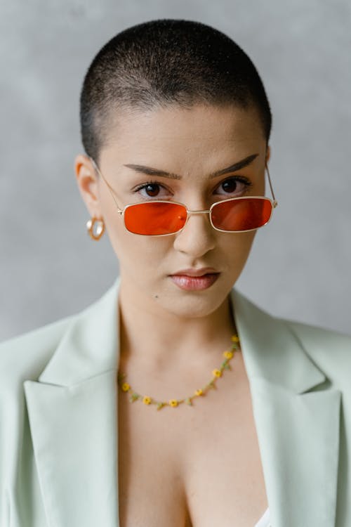 A Woman Wearing Sunglasses