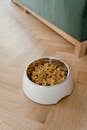 Dog Food on a Bowl