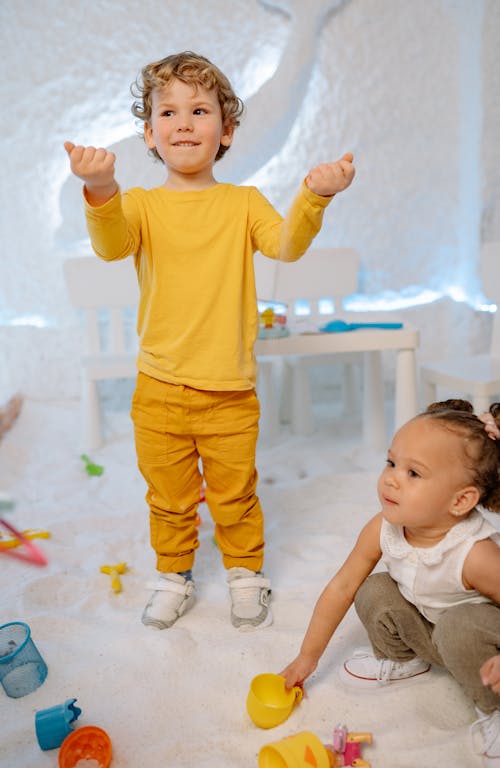 Children Playing with Toys