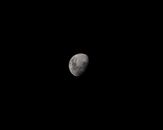 Full Moon in Dark Night Sky