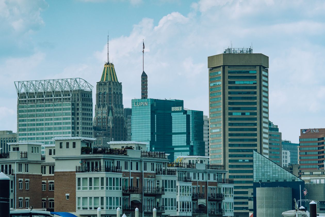 Baltimore city skyline