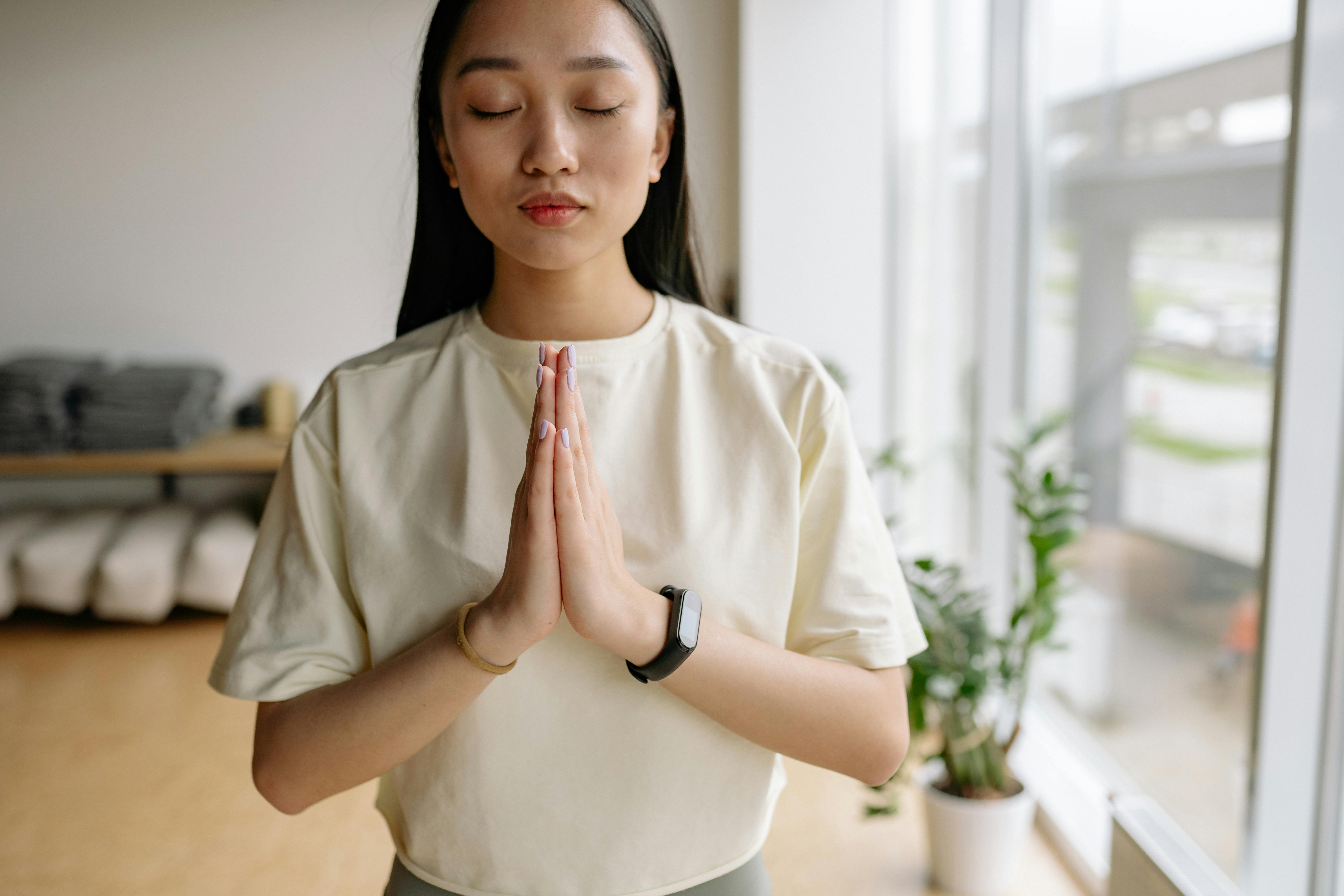 Person With Hands Together · Free Stock Photo