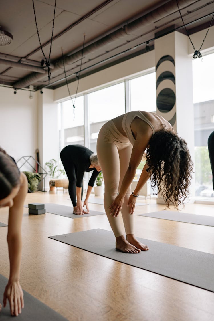 
Women In A Yoga Class