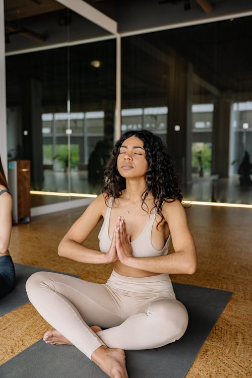 A Woman Doing Yoga