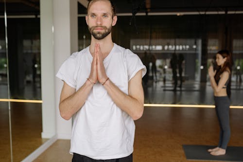 People at a Yoga Class 