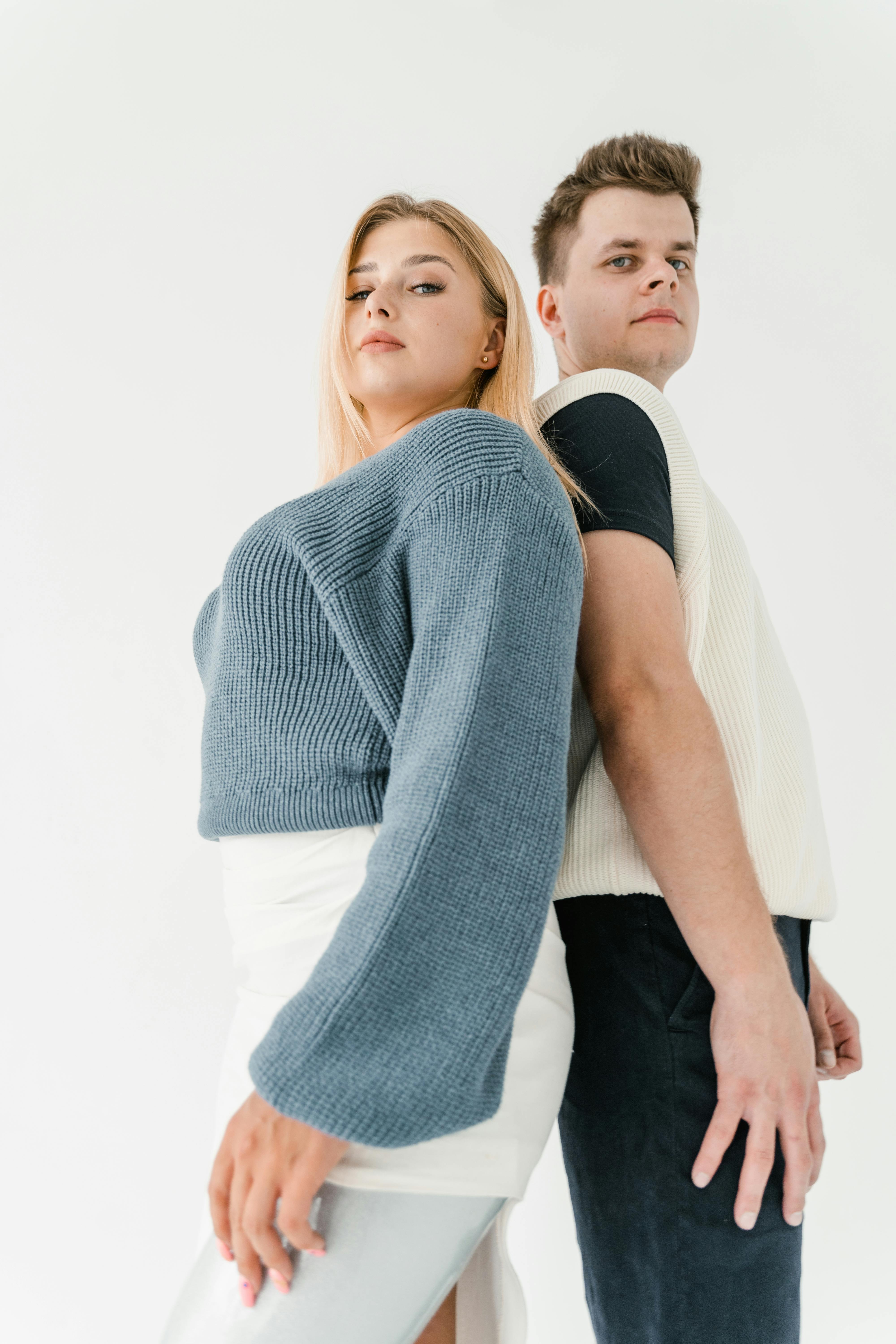 A Couple Leaning on Each Other · Free Stock Photo