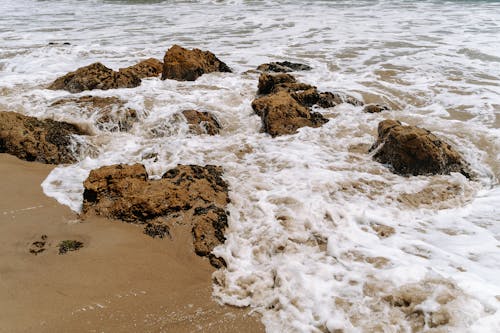 dalgalar, deniz, doğa içeren Ücretsiz stok fotoğraf