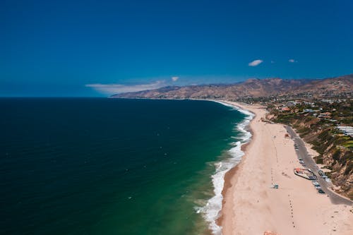 Foto profissional grátis de aerofotografia, água, baía