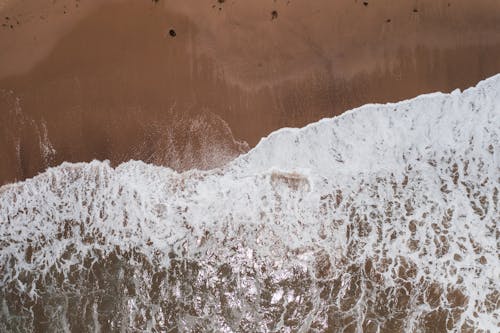 Darmowe zdjęcie z galerii z fotografia lotnicza, fotografia z drona, morze