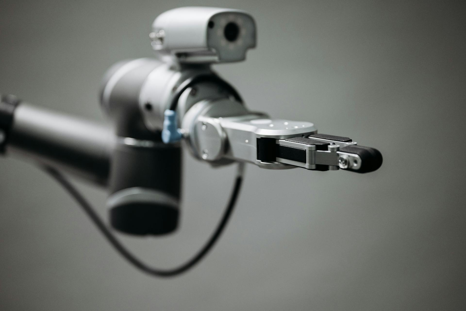 Close-Up Shot of a Robotic Device