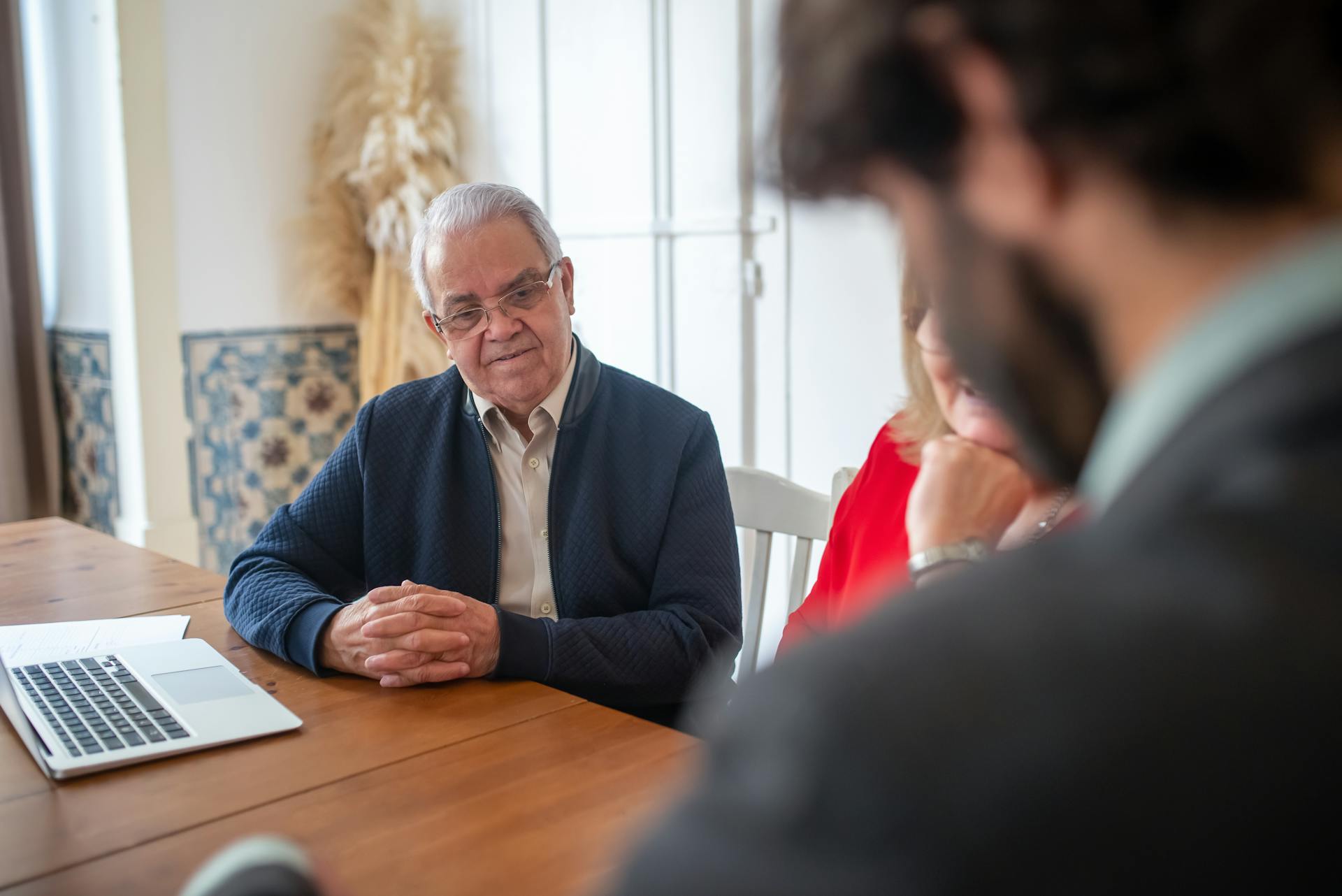 Clients Consulting an Accountant