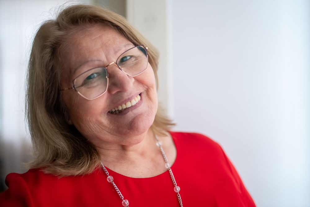 Smiling senior woman