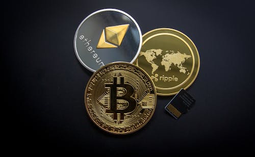 Kartu Ripple, Etehereum Dan Bitcoin Dan Micro Sdhc