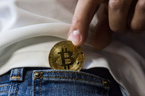 Free Bitcoin D'oro Stock Photo