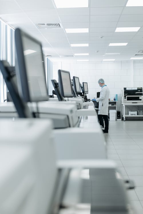 Medical Practitioner inside a Laboratory 