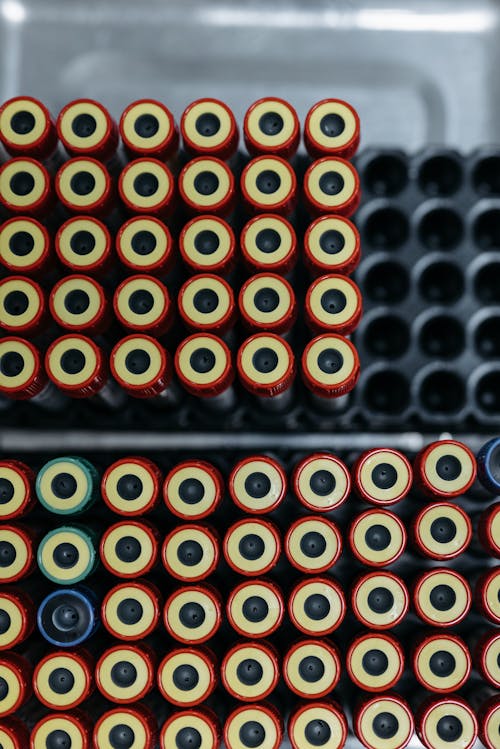  Close-Up Shot of Test Tubes