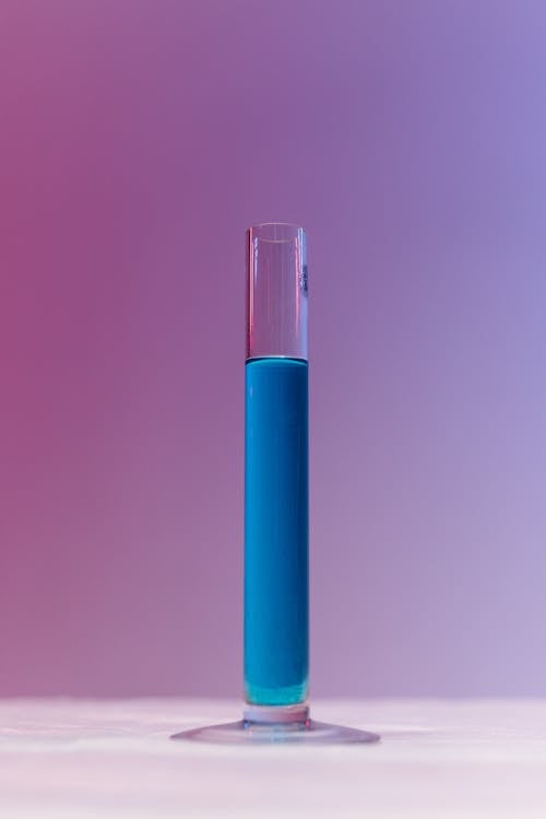 Close-Up Shot of a Test Tube Sample